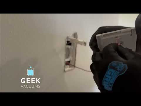 Installing a Central Vacuum Powered Inlet