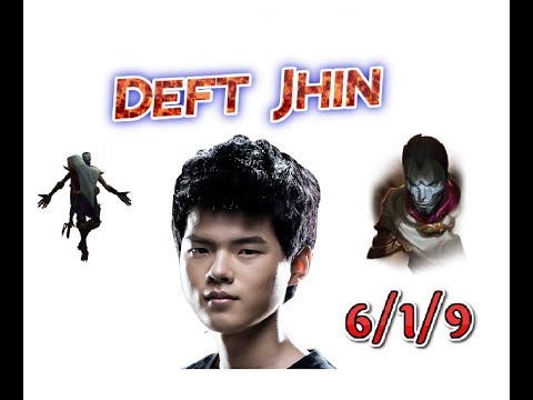 Deft 6/1/9 Jhin Doran's Ring + Essence Reaver! 7.21