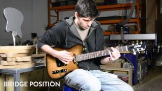 Video thumbnail for Seymour Duncan Phat Cat in a Moniker Semi-hollow Dixie Guitar by Moniker Guitars