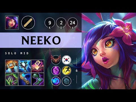 Neeko Mid vs Galio: Rampage - KR Grandmaster Patch 14.21
