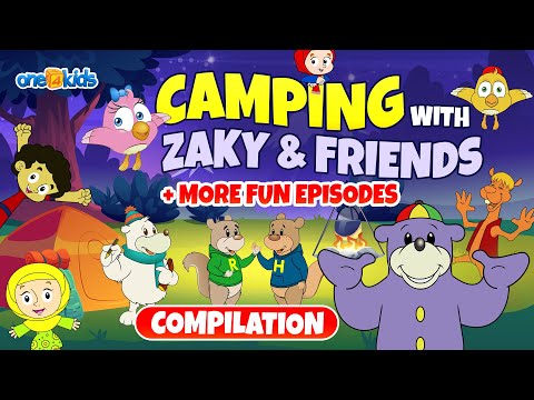 Zaky & Friends 60 Minute Compilation | Islamic Cartoons & Songs For Kids