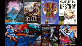 my TOP Mix Amiga games: Moonstone & Myth & Second Samurai & Unreal & P.P. Hammer & Naughty Ones...