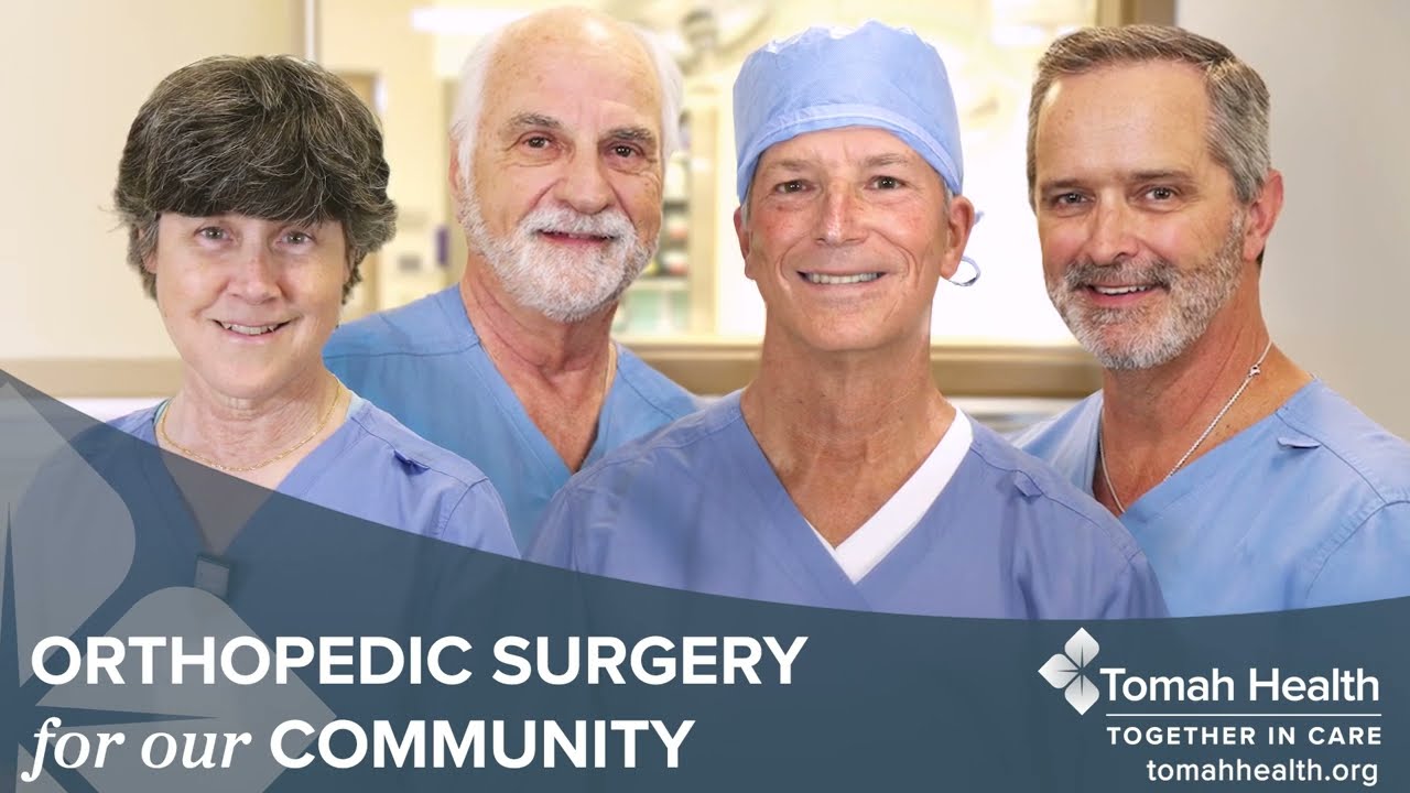 Tomah Health's expert orthopedic surgeons include Dr. Sheila Algan, M.D.; Dr. Paul Liebert, M.D.; Dr. Guy Rudin, M.D.; and Dr. Lawrence Yenni, M.D.