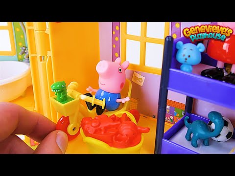 ♥PEPPA PIG♥ gets a new toy House in this Kids Learning Video! Video