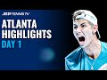 Johnson Takes On Popyrin; Querrey, Seppi In Action | Atlanta Open Day 1 Highlights