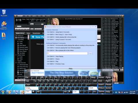 Winamp Delete File Software