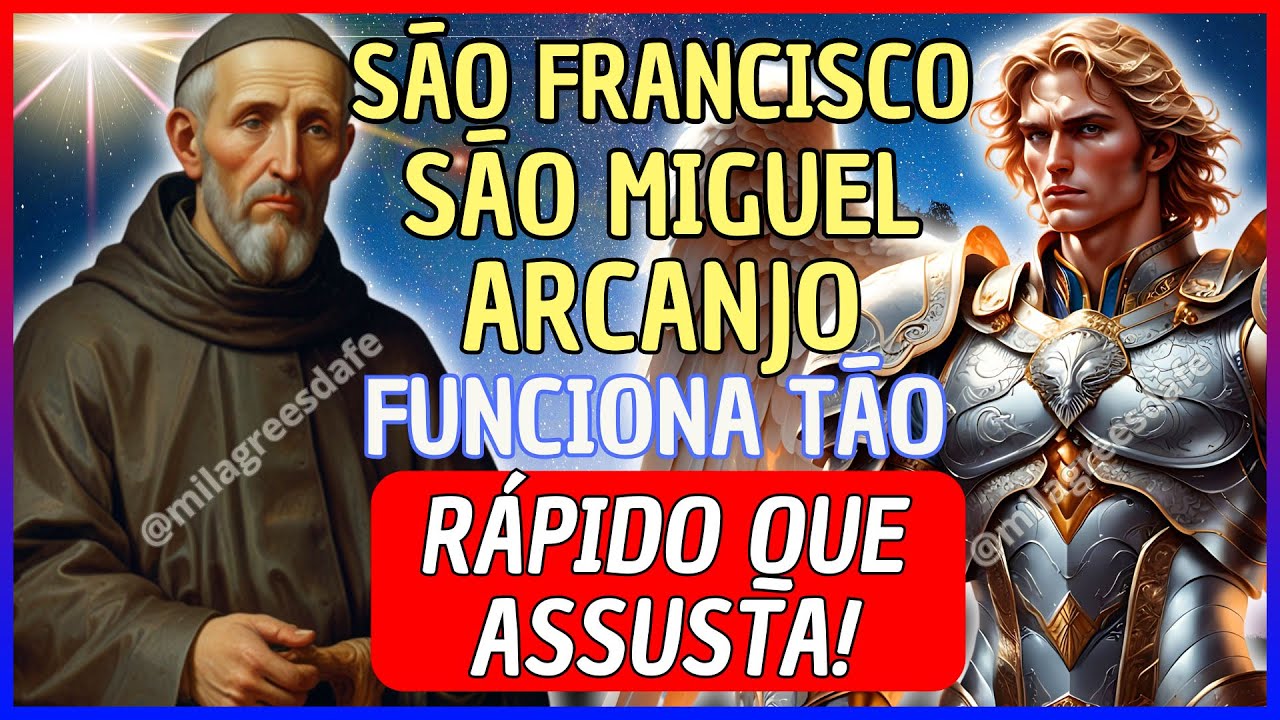 Oração Poderosa: Derrote Seu Inimigo com São Miguel e São Francisco ao Seu Lado