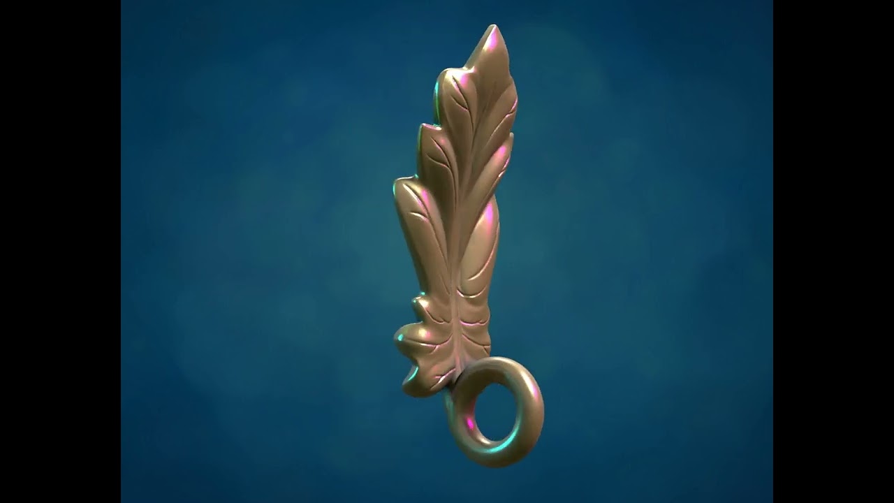 Daisy leaf 3D Print Model