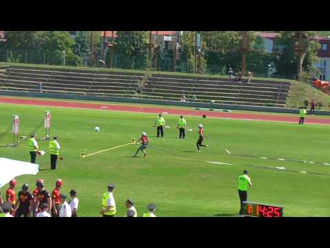 DHZ Kúty ženy, požiarny útok MSR DHZ 2017