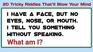 20 Tricky Riddles That’ll Blow Your Mind! Can You Crack Them Before Time Runs Out?