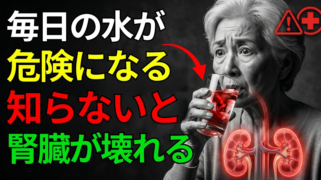 【警告】その水の飲み方、腎臓が静かに壊れます | 高齢者の健康