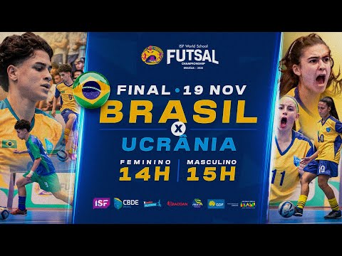 GRANDES FINAIS do Mundial Escolar de Futsal 2025  | Jogos do Dia 19.11