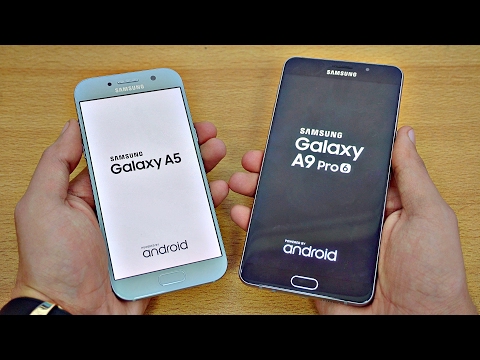Samsung Galaxy A5 (2017) vs Galaxy A9 Pro - Speed Test! (4K)