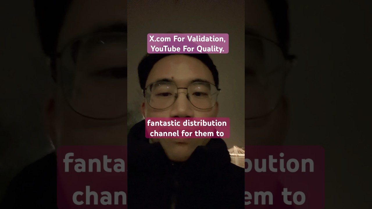 X/Twitter Works For Validation, YouTube Rewards Quality.