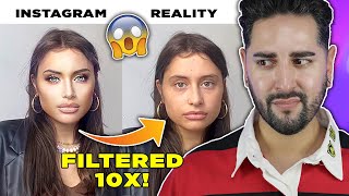 Instagram VS Reality - Beauty Guru / Influencer Lies And Editing / Facetune Fails