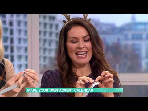 How to Make Your Own Advent Calendar Georgina Burnett video on ITV This Morning