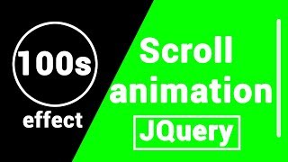 Scroll Effect Jquery Plugin | Jquery Animation