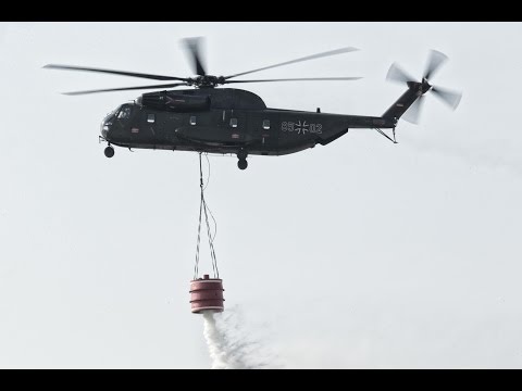 Heeresflieger als Feuerwehr - Löschflug nach Athen