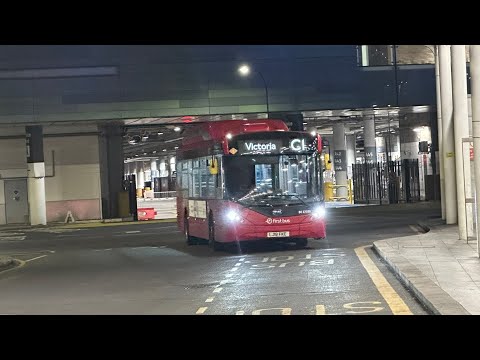 (Full route) Journey on enviro 200 EV (LJ18FKE): Route C1 to Victoria