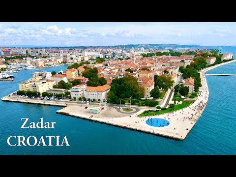 Zadar, Croatia - drone view (4K)