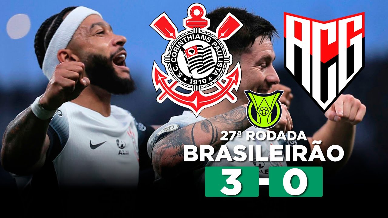 CORINTHIANS x ATLÉTICO-GO AO VIVO Brasileirão Série A 2024 27ª Rodada | Narração