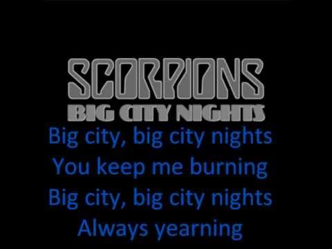 Scorpions - Big City Nights with Lyrics