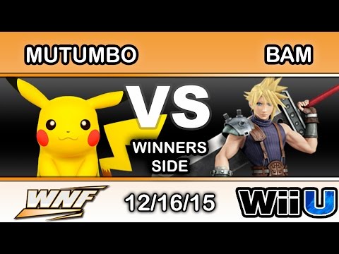 WNF S4E9 – Mutumbo (Pikachu) Vs. DP | BAM (Cloud) Winners Side - Smash Wii U