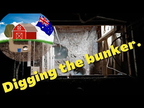 Digging a SECRET BUNKER Part 6 Digging the Bunker