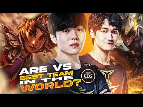 IS V5 BEST TEAM IN THE WORLD? V5 VS EDG COSTREAM - CAEDREL