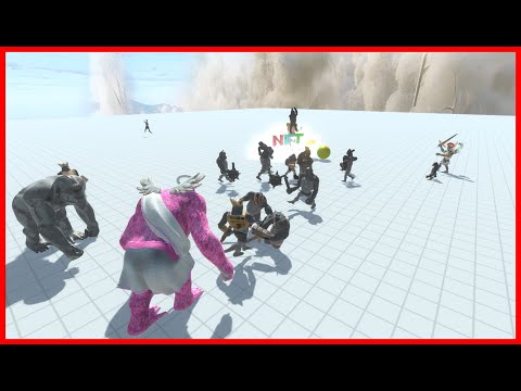 FACTION + ACHILLES VS SAME FACTION + CRYPTO BRO - ANIMAL REVOLT BATTLE SIMULATOR