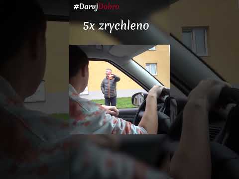 🌹 Zeptal jsem se na cestu a daroval  růžičku! 💛 #darujdobro