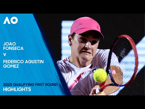 Joao Fonseca v Federico Agustin Gomez Highlights | Australian Open 2025 Qualifying First Round