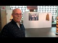 Oerhout uit Noordoostpolder op een sokkel in het museum