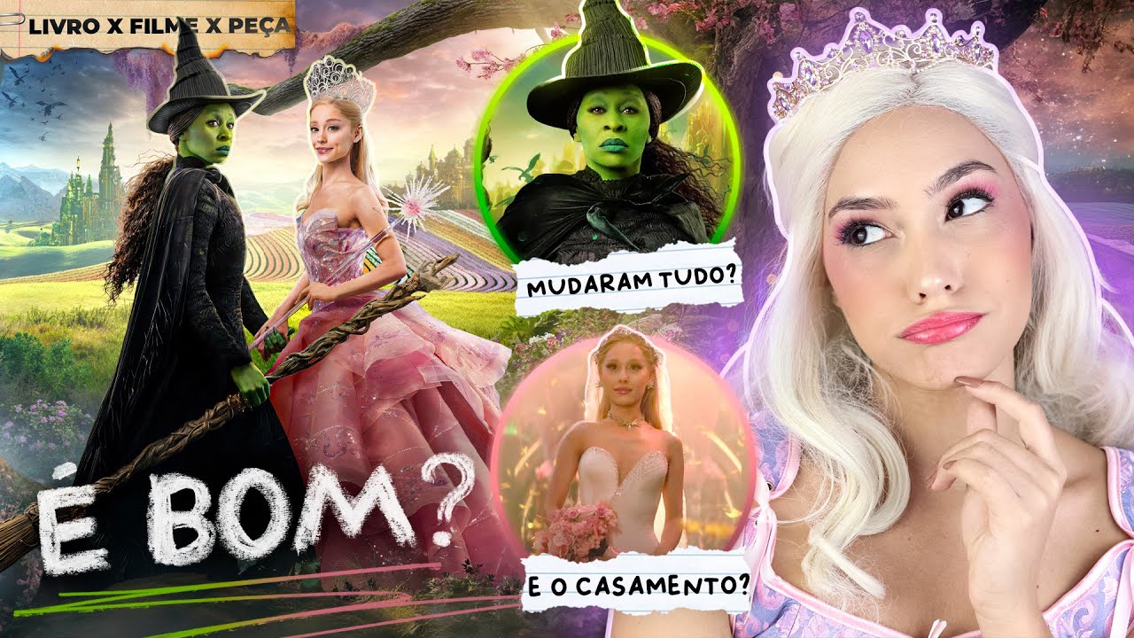 WICKED É BOM? 👀 - Diferenças do filme X Peça X Livro | Análise completa COM SPOILER