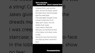 Word on the Street Inspectah Deck [Verse 1: Inspectah Deck]