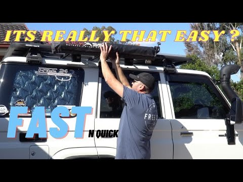 Racksbrax Quick Release Awning Bracket - foxwing - kickass - Drifta - Kings - fast on fast off