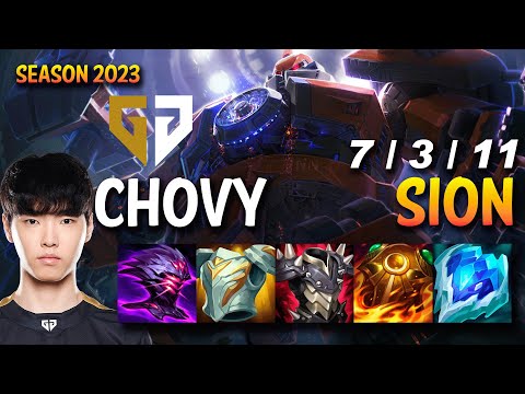 GEN Chovy SION vs AKSHAN Top - KR Ranked
