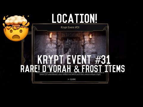 MK11 - KRYPT EVENT #31 LOCATION! (RARE! D'Vorah & Frost Items!)