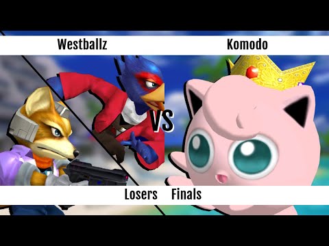 DGS SSBM Singles - Losers Finals - Westballz (Falco, Fox) vs Komodo (Puff)