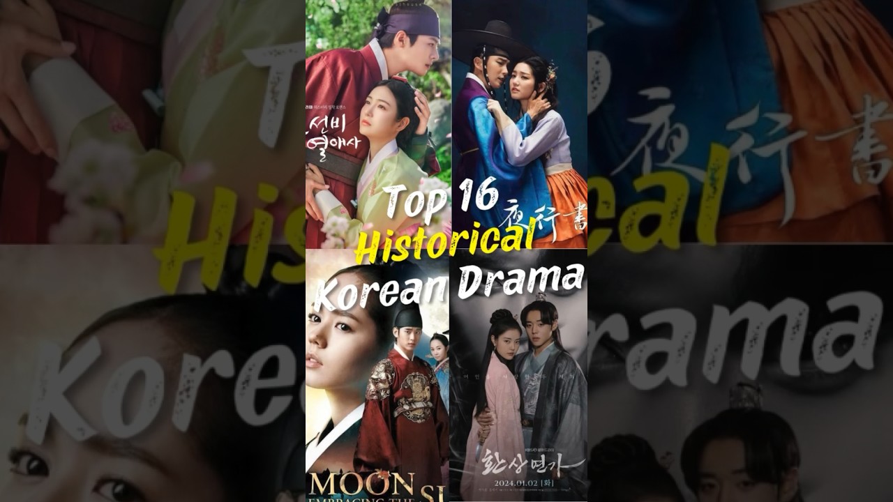 Top 16 Historical Korean Dramas You Need to Watch! #joindrama #kdrama #short #koreandrama
