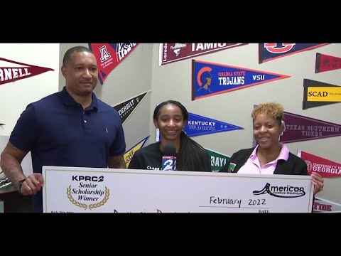 KPRC 2 Senior Scholarship: Demeri Duplechain is an outstanding scholar and athlete