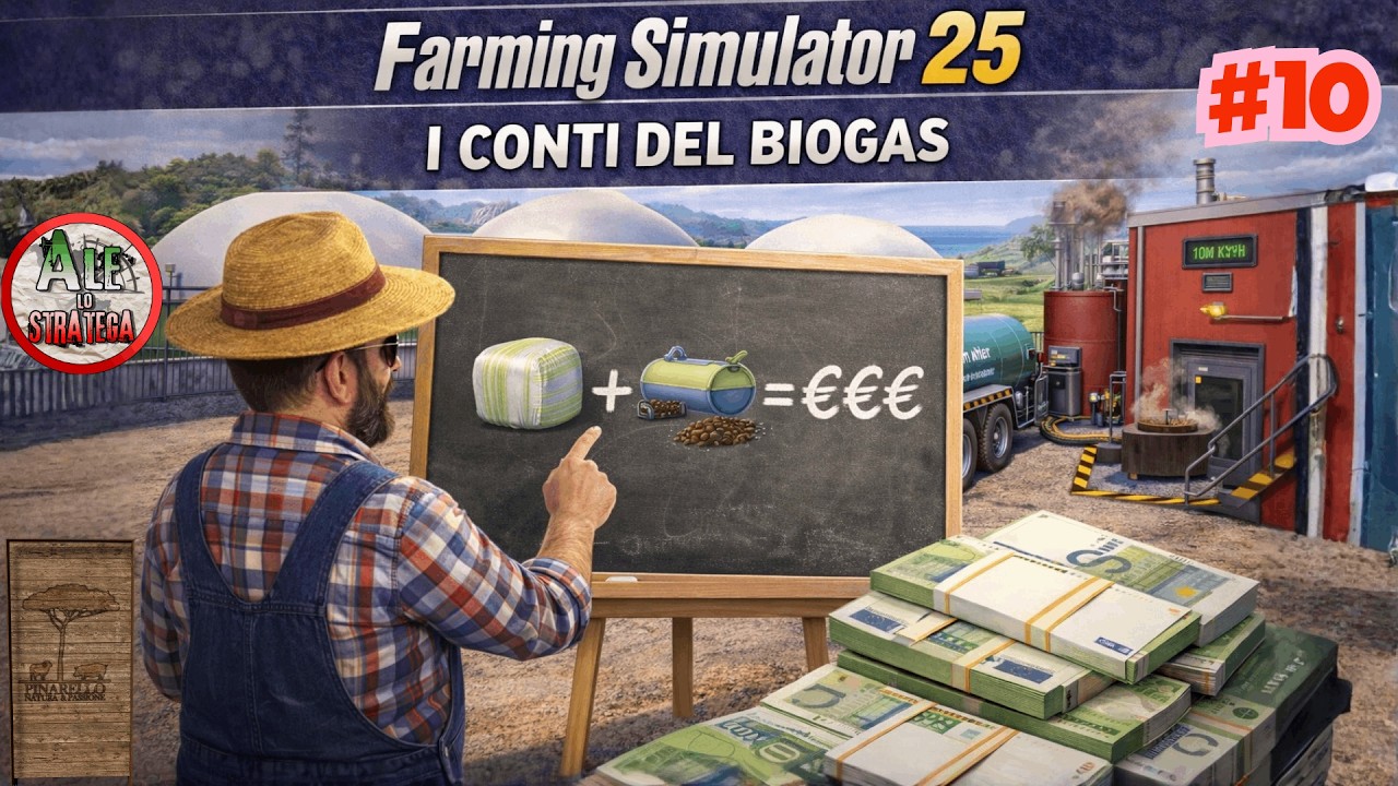 I CONTI DEL BIOGAS SU ETRURIA || FARMING SIMULATOR 25 gameplay ITA || ETRURIA #10