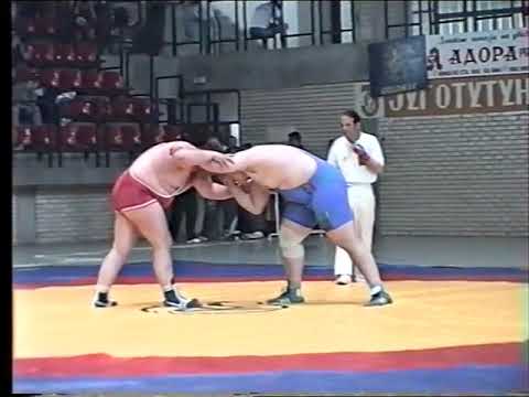 130 kg. Nikolco Antoniev (Balkanec) vs Ile Ordev(Balkanec) 1995 Final, Drz.Prvenstvo