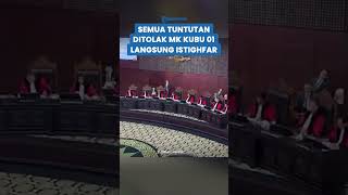 Resmi! MK Tolak Semua Tuntutan 01 di Sidang Sengketa, Kubu Anies Cak Imin Langsung Istighfar Bersama