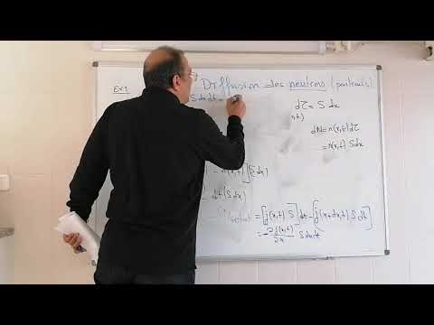 Exercice:diffusion des neutrons