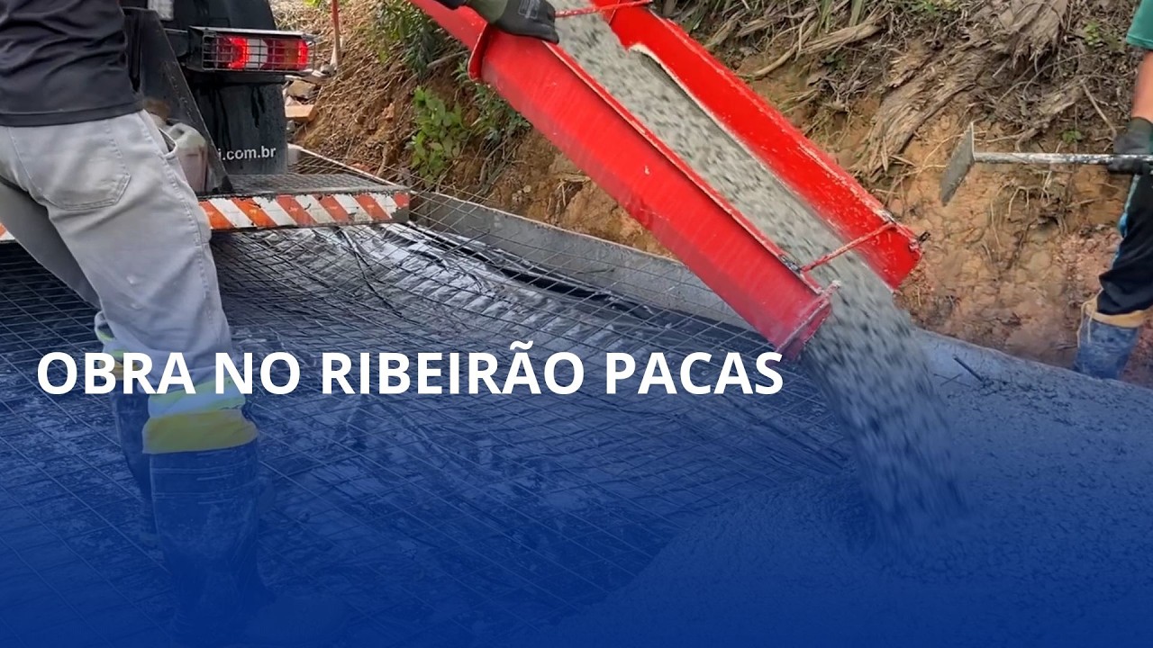 Aurora inicia nova pavimentação em concreto