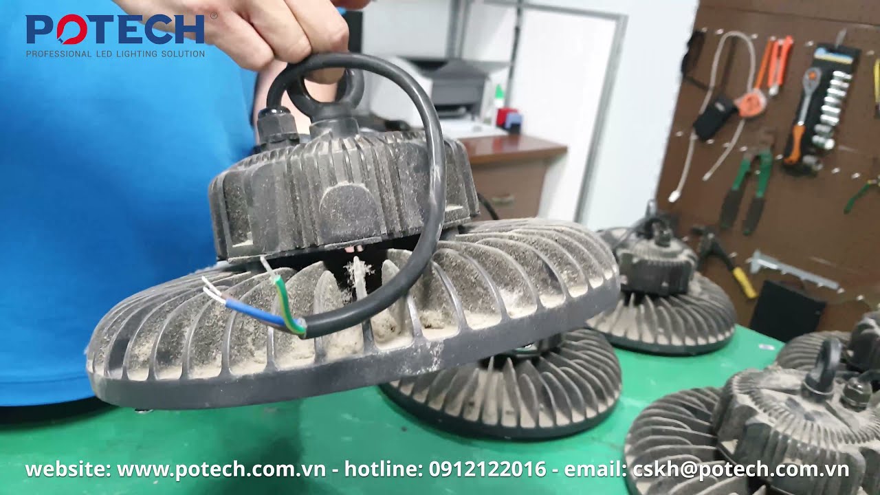 Cách kiểm tra và sửa chữa đèn LED nhà xưởng