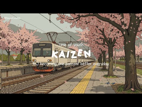 kaizen: becoming one percent better everyday | a soothing playlist for focus time