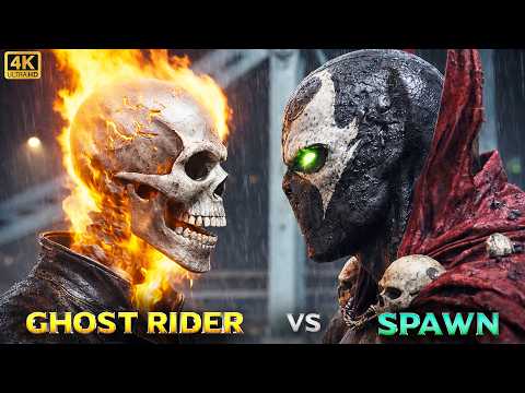 GHOST RIDER vs SPAWN – Horror Cinematic Short Film (4K AI)