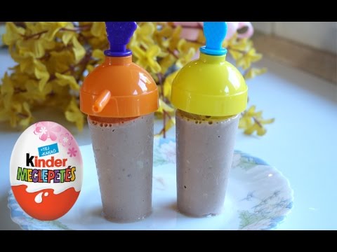 Learn making Kinder Surprise Chocolate Jello POPSICLES TIP DIY - Ice lolly block pop easy